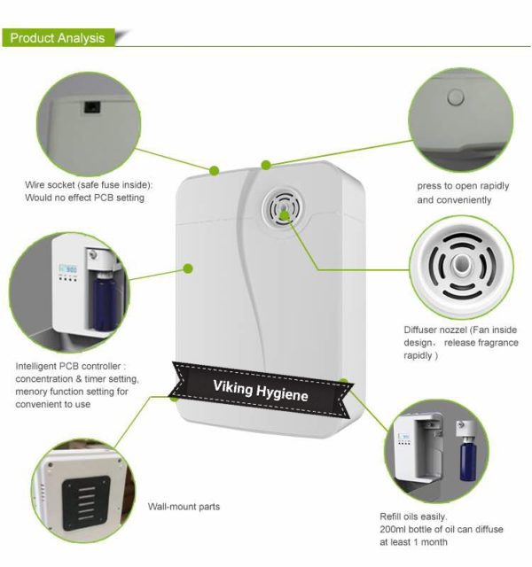 Smart Scent Diffuser HS0150B Viking Hygiene