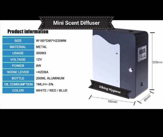 Mini Scent Diffuser – HS-0130B – Viking Hygiene