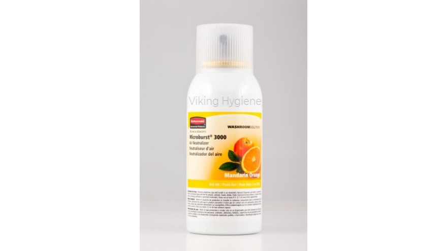 3. FG402408 RUBBERMAID MICROBURST 3000 AIR FRESHENER 100 ML REFILL - MANDARIN